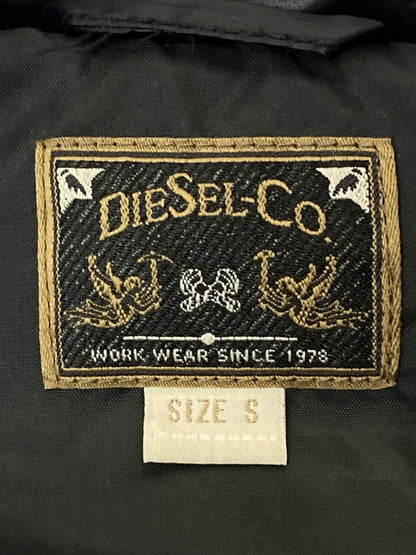 【中古品】【メンズ】 DIESEL ディーゼル DOWN FEATHER VEST ダウンフェザーベスト 141-250227-ks-15-min サイズ：S カラー：ブラック 万代Net店