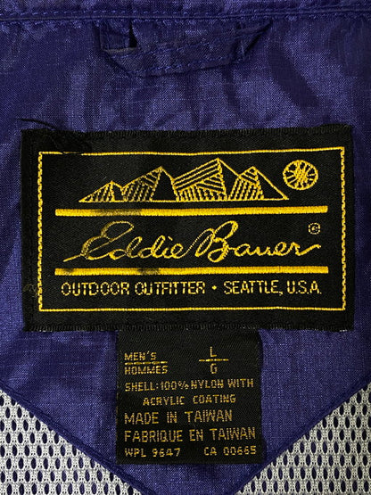 【中古品】【メンズ】  EDDIEBAUER エディーバウアー 黒タグ NYLON JACKET アウター 146-250225-AS-59-min サイズ：L カラー：パープル 万代Net店