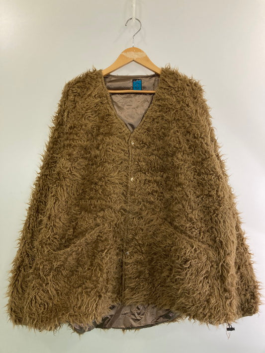 【中古品】【メンズ】 SUNNY SPORTS サニースポーツ FUR JACKET ファー ジャケット アウター 146-250227-ks-38-min サイズ：M カラー：ブラウン 万代Net店