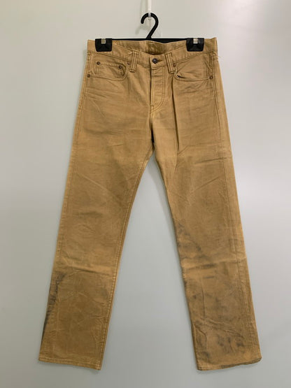 【現状渡し品】【メンズ】 FULLCOUNT フルカウント 1856 STRAIGHT PANT ストレートパンツ 156-250227-ks-09-min サイズ：32 カラー：ベージュ系 万代Net店