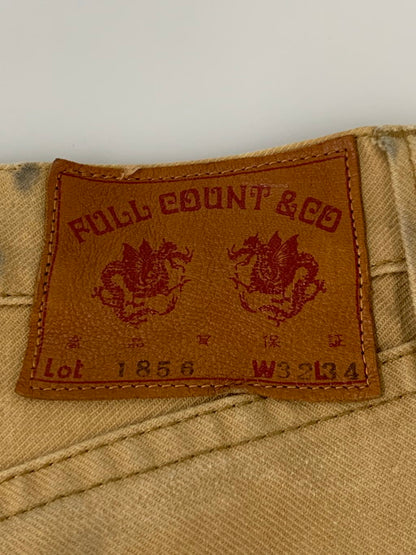 【現状渡し品】【メンズ】 FULLCOUNT フルカウント 1856 STRAIGHT PANT ストレートパンツ 156-250227-ks-09-min サイズ：32 カラー：ベージュ系 万代Net店