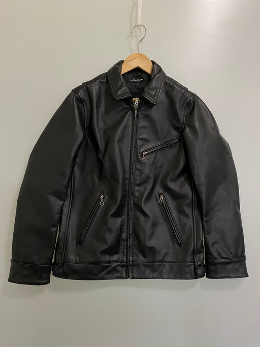 【中古美品】【メンズ】 JACKROSE ジャックローズ 5095-23AW-JRB03 シングルライダースジャケット アウター 147-250225-AS-34-min サイズ：L カラー：ブラック 万代Net店