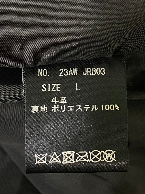 【中古美品】【メンズ】 JACKROSE ジャックローズ 5095-23AW-JRB03 シングルライダースジャケット アウター 147-250225-AS-34-min サイズ：L カラー：ブラック 万代Net店
