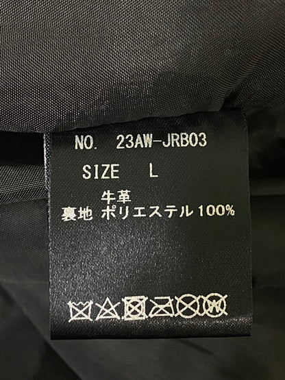 【中古美品】【メンズ】 JACKROSE ジャックローズ 5095-23AW-JRB03 シングルライダースジャケット アウター 147-250225-AS-34-min サイズ：L カラー：ブラック 万代Net店