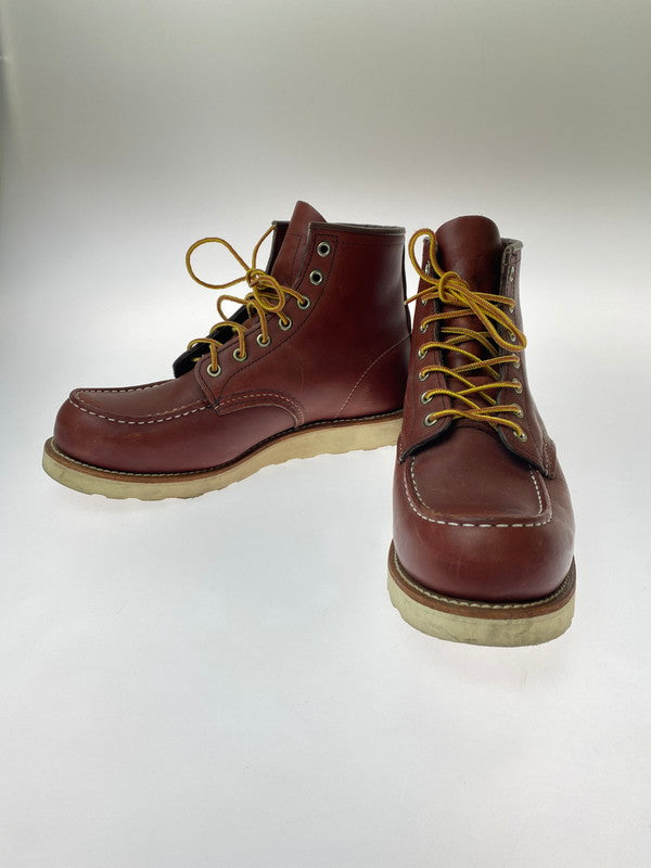 【中古品】【メンズ】 RED WING レッドウィング 9106 6INCH MOC TOE BOOT 6インチ モックトゥ ブーツ 靴 164-250228-me-24-min サイズ：27.0cm US9 カラー：赤茶 万代Net店