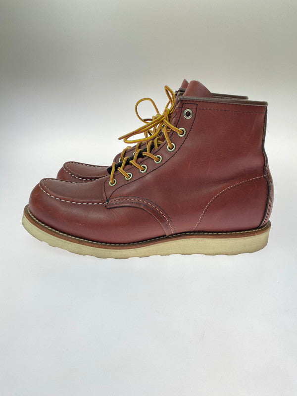 【中古品】【メンズ】 RED WING レッドウィング 9106 6INCH MOC TOE BOOT 6インチ モックトゥ ブーツ 靴 164-250228-me-24-min サイズ：27.0cm US9 カラー：赤茶 万代Net店