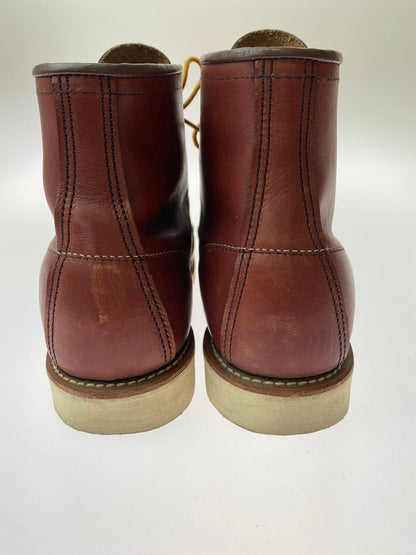 【中古品】【メンズ】 RED WING レッドウィング 9106 6INCH MOC TOE BOOT 6インチ モックトゥ ブーツ 靴 164-250228-me-24-min サイズ：27.0cm US9 カラー：赤茶 万代Net店