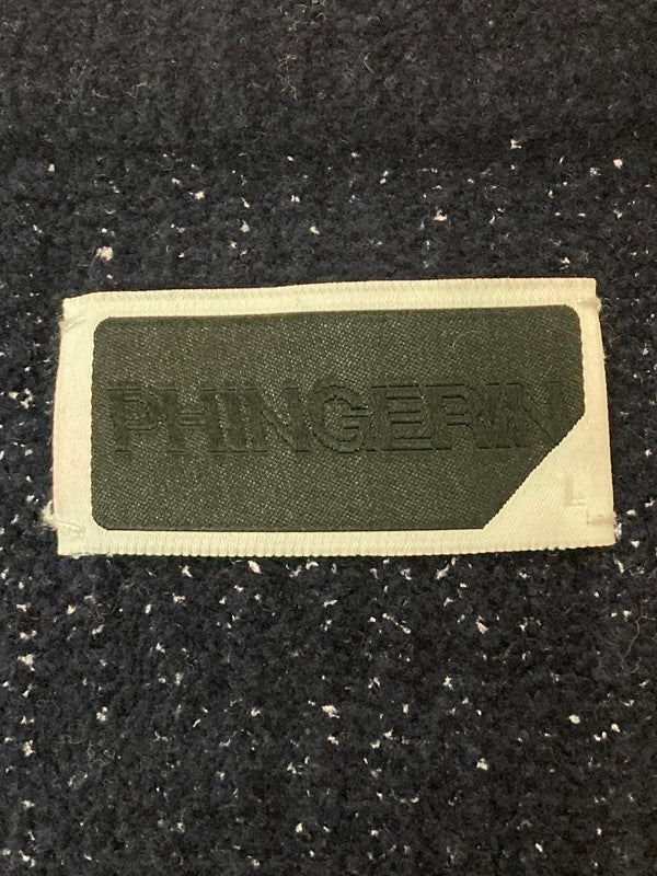 【中古品】【メンズ】 PHINGERIN フィンガリン PD-242-KN-021 PG1 KUNGFU KNIT ニット セーター 140-250226-AS-18-min サイズ：L カラー：ネイビー/イエロー 万代Net店