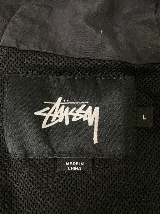 【中古品】【メンズ】 STUSSY ステューシー 115310-002 ANORAK NYLON PARKA アウター アノラックパーカー 142-250225-AS-44-min サイズ：L カラー：ブラック 万代Net店