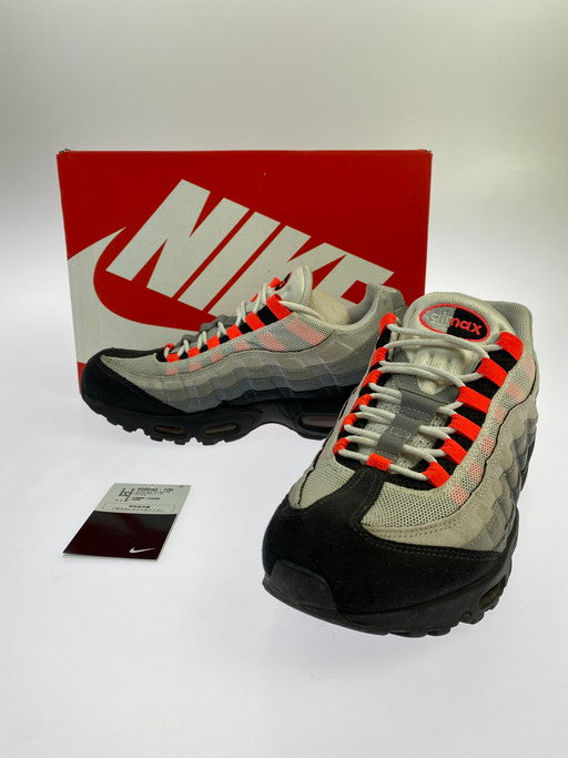 【現状渡し品】【メンズ】  NIKE ナイキ 609048-106 AIR MAX 95 靴 シューズ スニーカー SNEAKERS 160-250226-ks-06-min サイズ：29cm カラー：WHITE/SOLAR RED‐NEUTRAL GREY 万代Net店