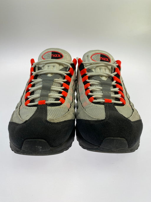 【現状渡し品】【メンズ】  NIKE ナイキ 609048-106 AIR MAX 95 靴 シューズ スニーカー SNEAKERS 160-250226-ks-06-min サイズ：29cm カラー：WHITE/SOLAR RED‐NEUTRAL GREY 万代Net店