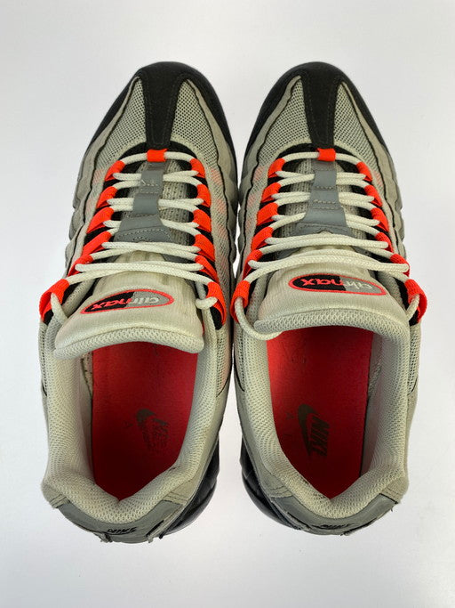 【現状渡し品】【メンズ】  NIKE ナイキ 609048-106 AIR MAX 95 靴 シューズ スニーカー SNEAKERS 160-250226-ks-06-min サイズ：29cm カラー：WHITE/SOLAR RED‐NEUTRAL GREY 万代Net店