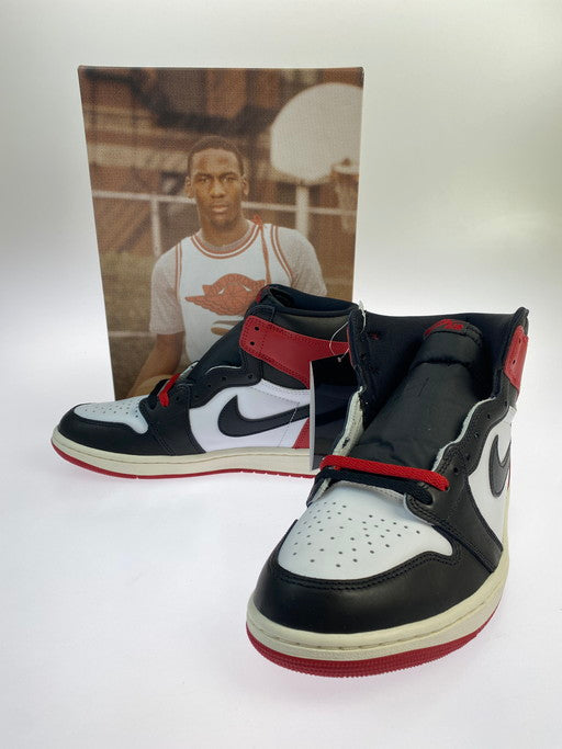 【中古美品】【メンズ】  NIKE ナイキ DZ5485-106 AIR JORDAN 1 RETRO HIGH OG BLACK TOE REIMAGINED エア ジョーダン 1 レトロ ハイ スニーカー シューズ 靴 160-250228-me-09-min サイズ：28.5cm US10.5 カラー：WHITE/BLACK-VARSITY RED-SAIL 万代Net店