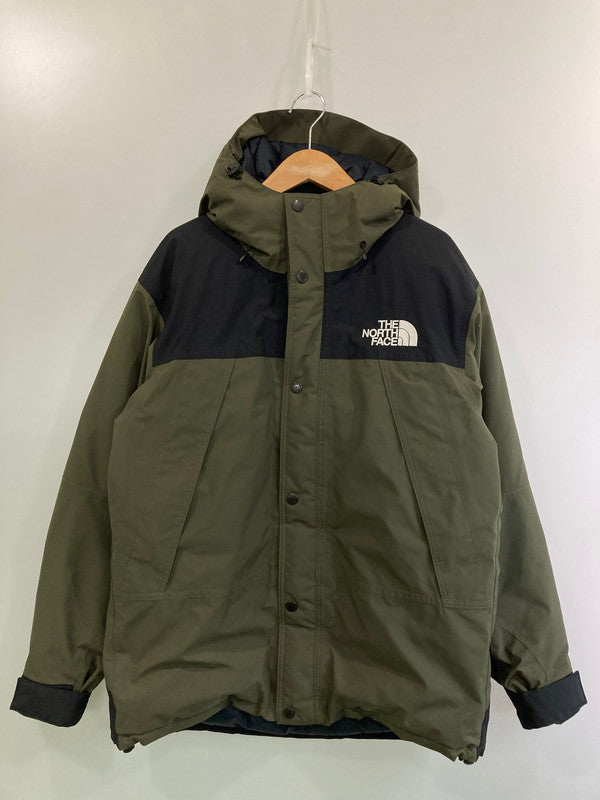 【中古品】【メンズ】 THE NORTH FACE ザ・ノースフェイス ND92237 MOUNTAIN DOWN JACKET アウター 144-250226-AS-20-min サイズ：XL カラー：カーキ/ブラック 万代Net店