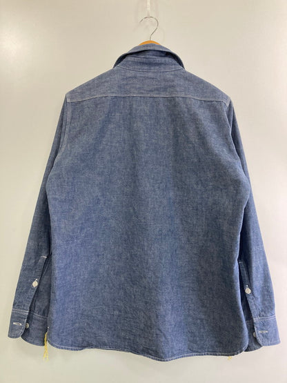 【中古品】【メンズ】  IRON HEART アイアンハート DENIM WORK SHIRT デニムワークシャツ 145-250227-ks-23-min サイズ：M カラー：インディゴ 万代Net店