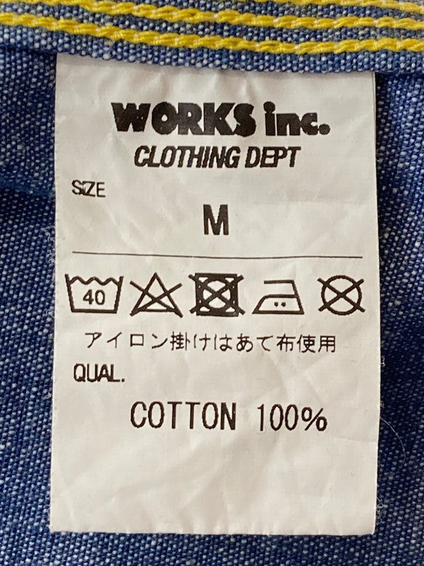 【中古品】【メンズ】  IRON HEART アイアンハート DENIM WORK SHIRT デニムワークシャツ 145-250227-ks-23-min サイズ：M カラー：インディゴ 万代Net店