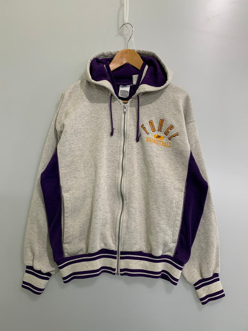 【中古品】【メンズ】 NIKE ナイキ 90'S ZIP HOODIE ジップフーディ  146-250227-ks-01-min サイズ：不明 カラー：グレー/パープル 万代Net店