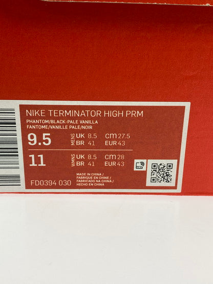 【中古美品】【メンズ】  NIKE ナイキ FD0394-030 TERMINATOR HIGH PRM 靴 シューズ スニーカー SNEAKERS 160-250226-ks-01-min サイズ：27.5cm カラー：PHANTOM/BLACK‐PALE VANILILA 万代Net店