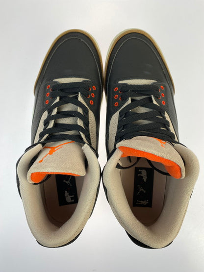 【中古品】【メンズ】  NIKE ナイキ CT8532-008 AIR JORDAN 3 RETRO 靴 シューズ スニーカー SNEAKERS 160-250226-ks-18-min サイズ：28cm カラー：BLACK/RUSH ORANGE-FOSSIL STONE 万代Net店