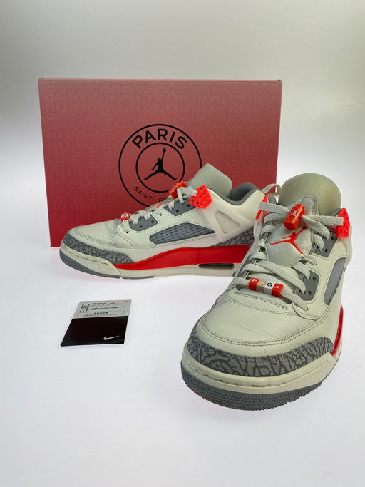 【中古品】【メンズ】  NIKE ナイキ HF8827-100 ×PSG JORDAN SPIZIKE LOW ジョーダン スパイジーク ロー スニーカー シューズ 靴 160-250228-me-12-min サイズ：27.0cm US9 カラー：SAIL/INFRARED 23-WOLF GREY 万代Net店