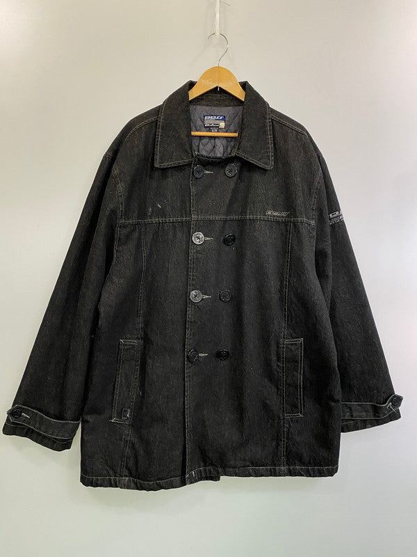 【中古品】【メンズ】 BOSS ボス B-SIDE DENIM JACKET ビーサイド デニムジャケット アウター 146-250319-jt-35-min サイズ：XXL カラー：インディゴブラック 万代Net店