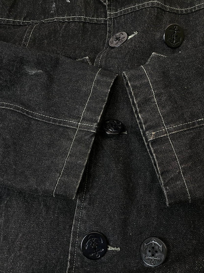 【中古品】【メンズ】 BOSS ボス B-SIDE DENIM JACKET ビーサイド デニムジャケット アウター 146-250319-jt-35-min サイズ：XXL カラー：インディゴブラック 万代Net店