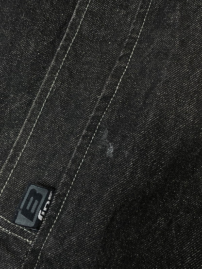 【中古品】【メンズ】 BOSS ボス B-SIDE DENIM JACKET ビーサイド デニムジャケット アウター 146-250319-jt-35-min サイズ：XXL カラー：インディゴブラック 万代Net店