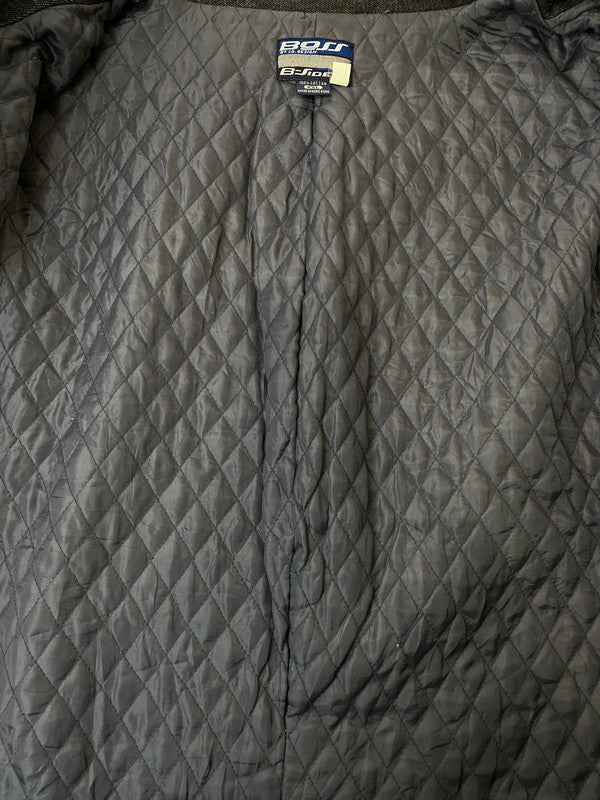 【中古品】【メンズ】 BOSS ボス B-SIDE DENIM JACKET ビーサイド デニムジャケット アウター 146-250319-jt-35-min サイズ：XXL カラー：インディゴブラック 万代Net店