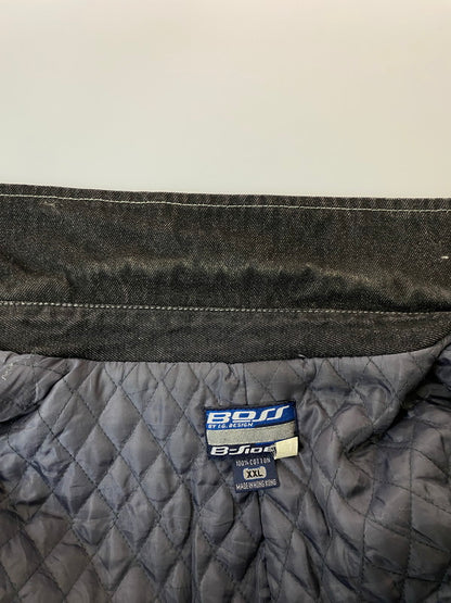 【中古品】【メンズ】 BOSS ボス B-SIDE DENIM JACKET ビーサイド デニムジャケット アウター 146-250319-jt-35-min サイズ：XXL カラー：インディゴブラック 万代Net店