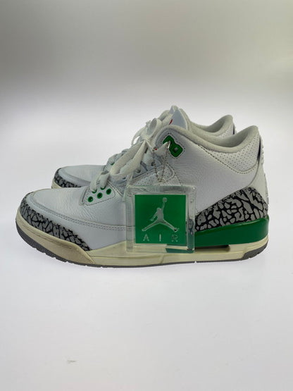 【中古品】【メンズ】  NIKE ナイキ CK9246-136 WOMEN'S AIR JORDAN 3 RETRO ウィメンズ エア ジョーダン 3 レトロ スニーカー シューズ 靴 160-250228-me-18-min サイズ：25.5cm US8.5 カラー：WHITE/VARSITY RED-LUCKY GREEN YEAR 2023 万代Net店