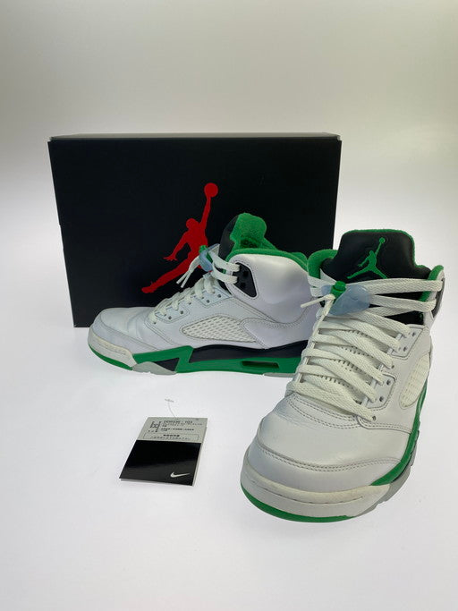 【中古品】【メンズ】  NIKE ナイキ DD9336-103 WOMEN'S AIR JORDAN 5 RETRO ウィメンズ エアジョーダン 5 レトロ スニーカー シューズ 靴 160-250228-me-10-min サイズ：26.0cm US9 カラー：WHITE/LUCKY GREEN-BLACK 万代Net店