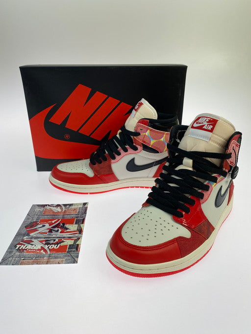 【中古美品】【メンズ】 NIKE ナイキ DV1748-601 AIR JORDAN 1 RETRO HIGH OG SP NEXT CHAPTER SPIDER-MAN:ACROSS THE SPIDER-VERSE エアジョーダン 1 レトロ ハイ 靴 160-250228-me-03-min サイズ：25.5cm US7.5 カラー：UNIVERSITY RED/BLACK 万代Net店