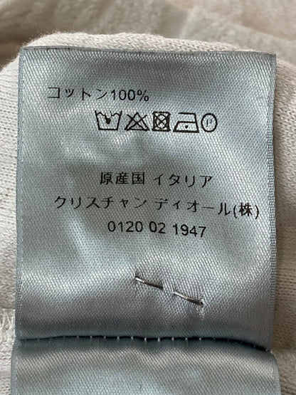 【現状渡し品】【メンズ】 DIOR HOMME ディオール・オム 943J605E0602 イタリア成 オブリーク 半袖カットソー 141-250227-ks-18-min サイズ：S カラー：ホワイト 万代Net店