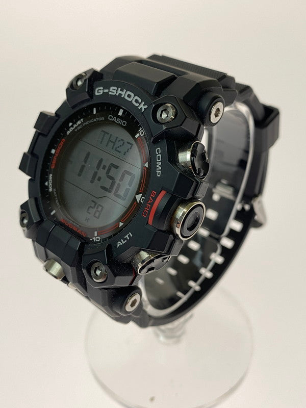 【中古品】【メンズ】 G-SHOCK ジーショック GW-9500-1JF MUDMAN デジタル電波ソーラー マッドマン 腕時計 ウォッチ 196-250228-me-26-min カラー：ブラック 万代Net店