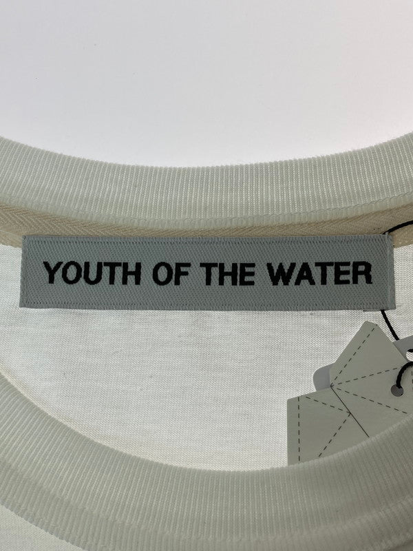 【中古美品】【メンズ】  YOUTH OF THE WATER ユース オブ ザ ウォーター 251-05002-01 S S TEE 半袖Tシャツ トップス 140-250227-ks-26-min サイズ：L カラー：ホワイト 万代Net店