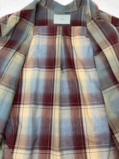 【中古品】【メンズ】  SUGARHILL シュガーヒル 2411300501 OMBRE PLAID OPEN COLLAR BLOUSE ブラウス トップス 140-250227-ks-27-min サイズ：2 カラー：マルチカラー 万代Net店