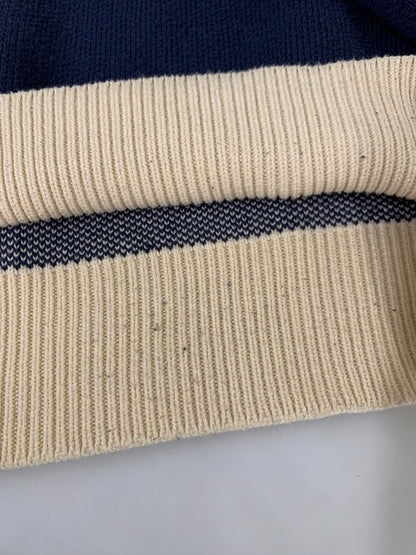 【中古品】【メンズ】  HONOR THE GIFT オナーザギフト KNIT OTIS KNIT ニット セーター 142-250226-AS-35-min サイズ：XL カラー：ネイビー/ベージュ 万代Net店