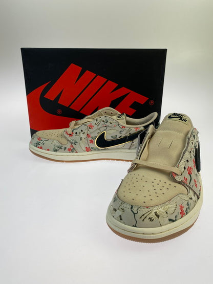 【中古美品】【メンズ】  NIKE ナイキ HV8293-100 ×RUI HACHIMURA AIR JORDAN 1 RETRO LOW OG SP CRANES エア ジョーダン 1 レトロ ロー シューズ 靴 160-250228-me-15-min サイズ：27.0cm US9 カラー：OATMEAL/BLACK-JADE SMOKE 万代Net店