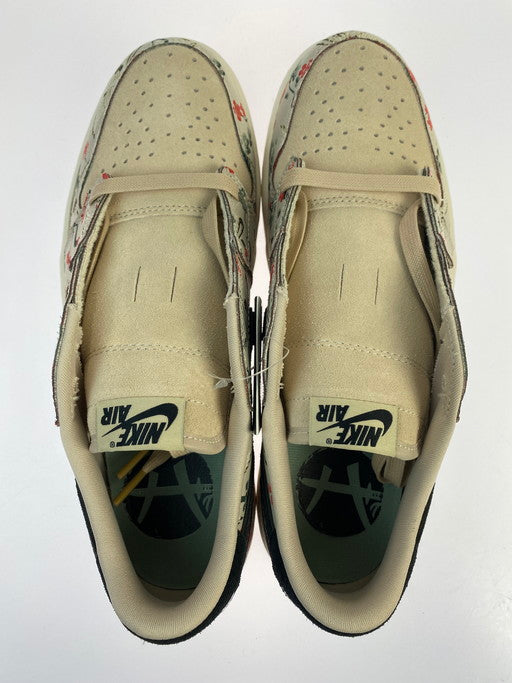 【中古美品】【メンズ】  NIKE ナイキ HV8293-100 ×RUI HACHIMURA AIR JORDAN 1 RETRO LOW OG SP CRANES エア ジョーダン 1 レトロ ロー シューズ 靴 160-250228-me-15-min サイズ：27.0cm US9 カラー：OATMEAL/BLACK-JADE SMOKE 万代Net店