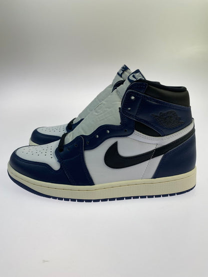 【中古美品】【メンズ】  NIKE ナイキ DZ5485-401 AIR JORDAN 1 RETRO HIGH OG エア ジョーダン 1 レトロ ハイ スニーカー シューズ 靴 160-250228-me-07-min サイズ：27.0cm US9 カラー：MIDNIGHT NAVY/BLACK-WHITE-SAIL 万代Net店