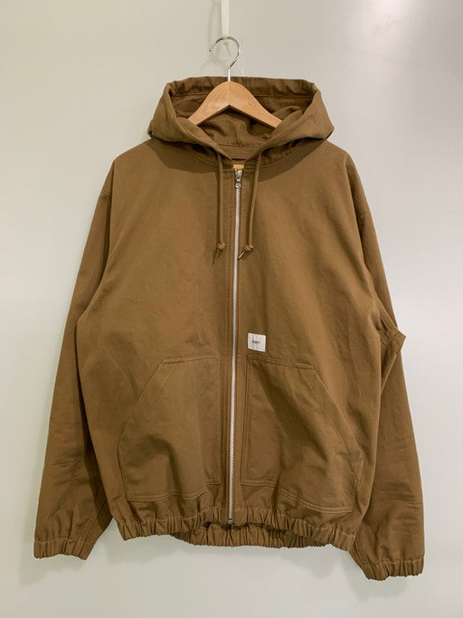 【中古品】【メンズ】 WTAPS ダブルタップス 242WVDT-JKM01 COTTON. TWILL JACKET ジャケット 142-250227-ks-42-min サイズ：X 02 カラー：ブラウン 万代Net店