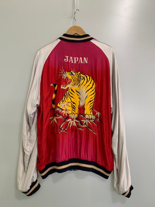 【中古品】【メンズ】  テーラー東洋 TT14468 SOUVENIR JACKET AGING MODEL ROARING TIGER×JAPAN MAP スーベニアジャケット 145-250227-ks-48-min サイズ：XL カラー：ブルー/レッド 万代Net店