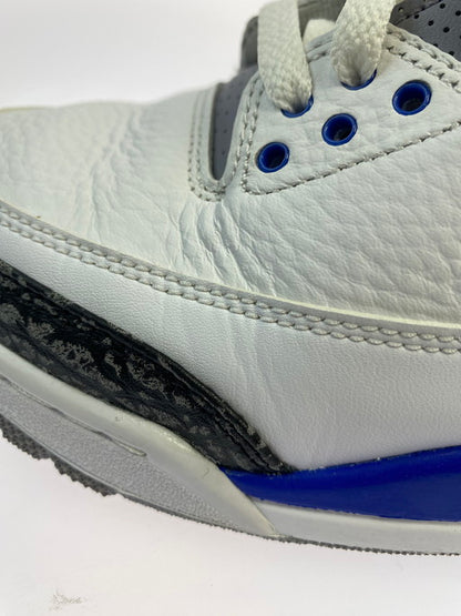 【中古品】【メンズ】  NIKE ナイキ CT8532-145 AIR JORDAN 3 エアジョーダン 3 スニーカー シューズ 靴 160-250228-me-11-min サイズ：27.5cm US9.5 カラー：WHITE/RACER BLUE-BLACK 万代Net店