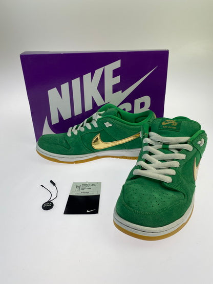 【中古品】【メンズ】  NIKE ナイキ BQ6817-303 SB DUNK LOW ST. PATRICK’S DAY SHAMROCK スケートボーディング ダンク ロー プロ スニーカー シューズ 靴 160-250228-me-14-min サイズ：28.0cm US10 カラー：GREEN/METALLIC GOLD 万代Net店