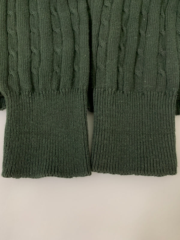 【現状渡し品】【メンズ】 WOODS&GRAY ウッズアンドグレー L/S KNIT ロングスリーブニット トップス 146-260617-yn-26-min サイズ：表記なし 下記参照 カラー：ダークグリーン 万代Net店
