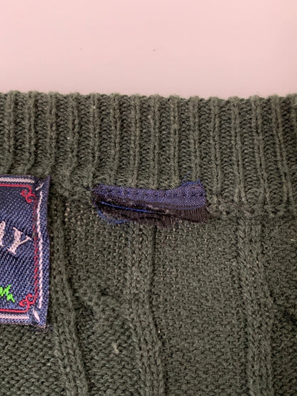 【現状渡し品】【メンズ】 WOODS&GRAY ウッズアンドグレー L/S KNIT ロングスリーブニット トップス 146-260617-yn-26-min サイズ：表記なし 下記参照 カラー：ダークグリーン 万代Net店