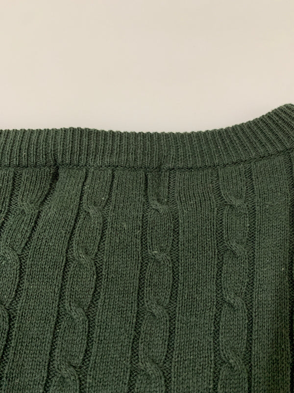 【現状渡し品】【メンズ】 WOODS&GRAY ウッズアンドグレー L/S KNIT ロングスリーブニット トップス 146-260617-yn-26-min サイズ：表記なし 下記参照 カラー：ダークグリーン 万代Net店