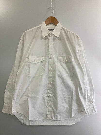 【中古品】【メンズ】 SEVEN BY SEVEN セブン バイ セブン 800-9150021 LS COTTON SHIRT コットンシャツ 140-250301-ks-44-min サイズ：M カラー：ホワイト 万代Net店