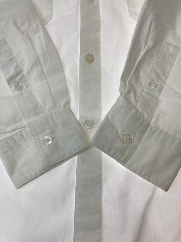 【中古品】【メンズ】 SEVEN BY SEVEN セブン バイ セブン 800-9150021 LS COTTON SHIRT コットンシャツ 140-250301-ks-44-min サイズ：M カラー：ホワイト 万代Net店