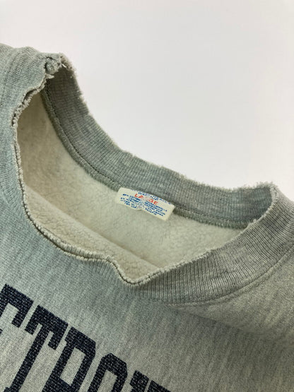 【現状渡し品】【メンズ】 Champion チャンピオン 80'S REVERSE WEAVE SWEATSHIRT "DETROIT COUNTRY DAY" スウェット トレーナー 146-250304-AS-32-min サイズ：L カラー：グレー 万代Net店